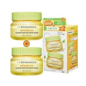 BRING GREEN Artemisia Cera Calming Moisture Repair Cream 75ml [Double Set]